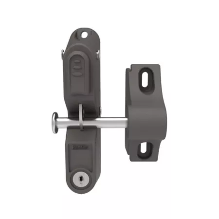 Outdoor Living Bar Locking Bronze Gravity Latch (Double-Sided Keyed Entry) Fencing Hardware