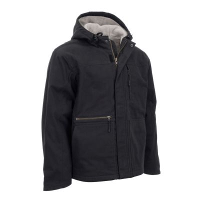 Image showing  Men's Toughshield Max-Range Sherpa-Lined Flex Sanded Duck Hooded Jacket