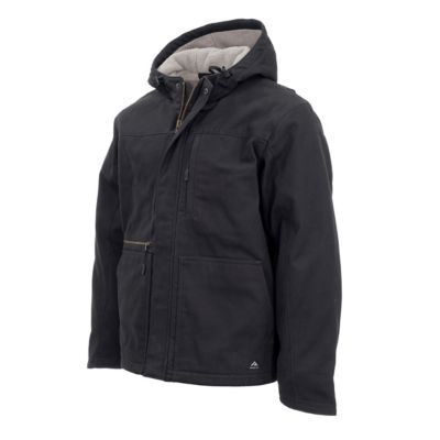 Image showing  Men's Toughshield Max-Range Sherpa-Lined Flex Sanded Duck Hooded Jacket