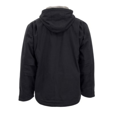 Image showing  Men's Toughshield Max-Range Sherpa-Lined Flex Sanded Duck Hooded Jacket