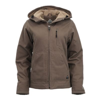 Ridgecut Women's Max-Range Flex Duck Sherpa-Lined Hooded Jacket