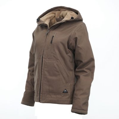 Image showing  Women's Max-Range Flex Duck Sherpa-Lined Hooded Jacket