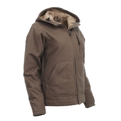 Image showing  Women's Max-Range Flex Duck Sherpa-Lined Hooded Jacket