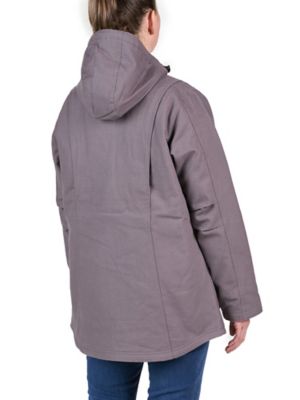 Image showing  Women's Quilted Fleece-Lined Sand Duck Barn Coat