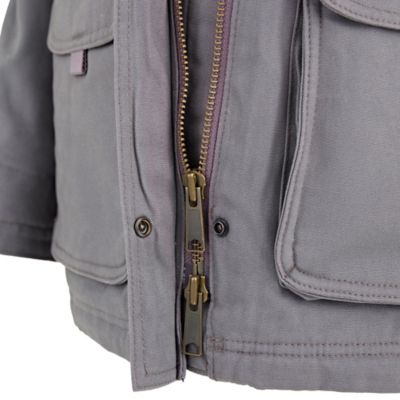 Image showing  Women's Quilted Fleece-Lined Sand Duck Barn Coat