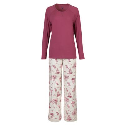 Blue Mountain Women's Print PJ Set