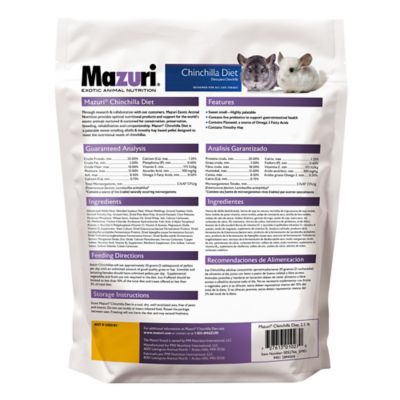 Image showing  Chinchilla Food, 2.5 lb. Bag