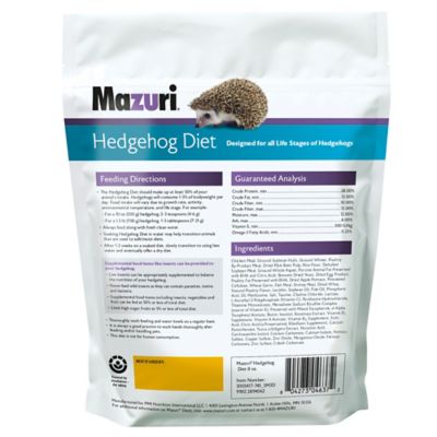 Image showing  Pelleted Hedgehog Food, 8 oz. Bag