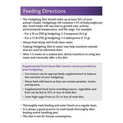 Image showing 6 th Mazuri Pelleted Hedgehog Food, 8 oz. Bag