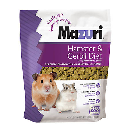 Mazuri Hamster & Gerbil Food, 1.25 lb. Bag