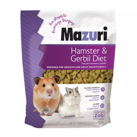 Mazuri Hamster and Gerbil Food 1.25 lb bag Hamster & Gerbil Food