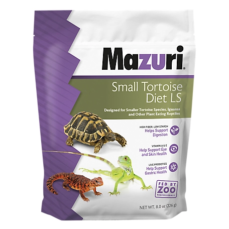 Mazuri Small Tortoise LS Low Starch Food, 8 oz. Bag