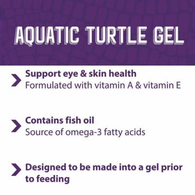 Image showing  Aquatic Turtle Gel Food, 8 oz. Bag