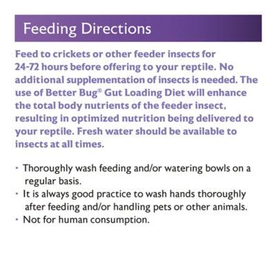 Image showing  Better Bug Gut Load Food, 8 oz. Bag