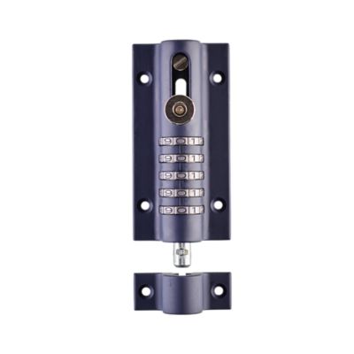 Squire Re-Codeable Combination Bolt, 150 mm, Blue