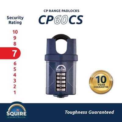 Image showing  5 Wheel Combination Padlock - Closed Shackle