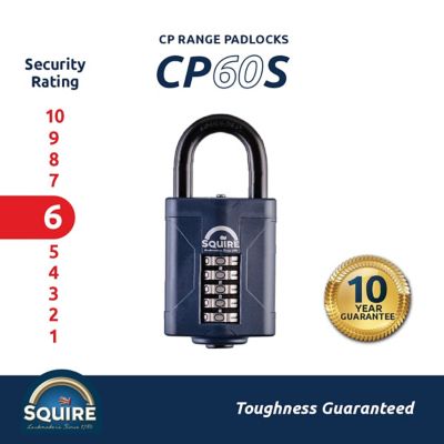 Image showing  5 Wheel Combination Padlock - Open Shackle