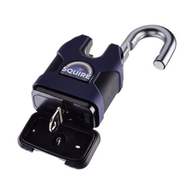 Image showing  Closed Shackle Steel Padlock, 80 mm