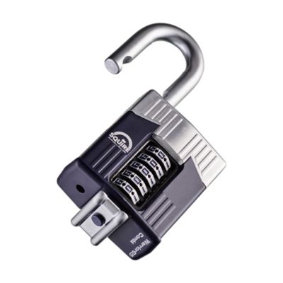 Image showing  5 Wheel Armoured Padlock - Open Shackle