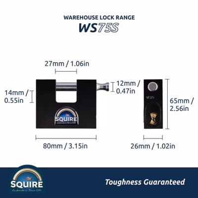 Image showing 5 th Squire Solid Steel Container Padlock