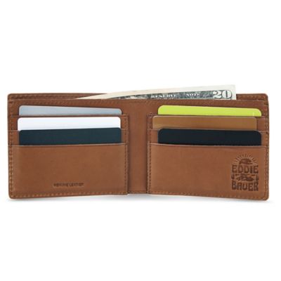 Image showing 5 th Eddie Bauer Men's Outdoor Leather Bifold