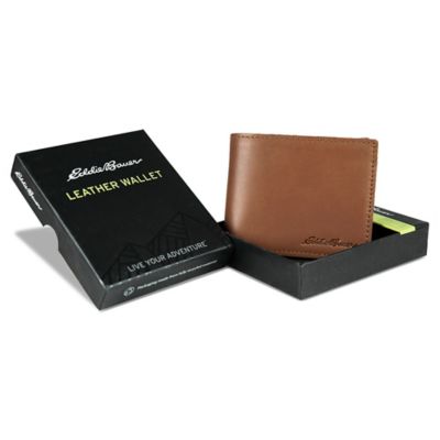 Image showing 9 th Eddie Bauer Men's Outdoor Leather Bifold