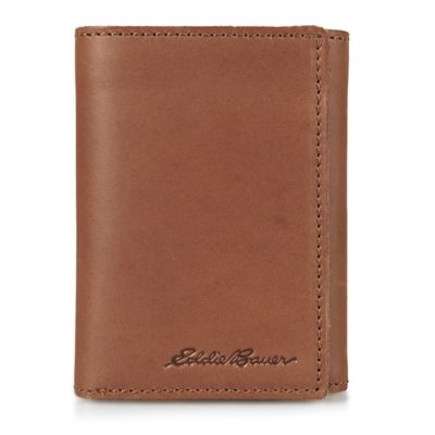 Eddie Bauer Men's Outdoor Leather Trifold