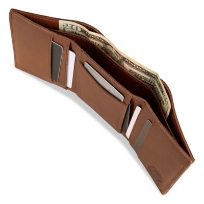 Image showing 8 th Eddie Bauer Men's Outdoor Leather Trifold