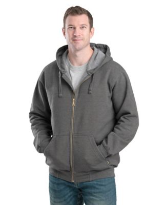 Berne Men's Mid-Weight Fleece Zip-Front Hoodie