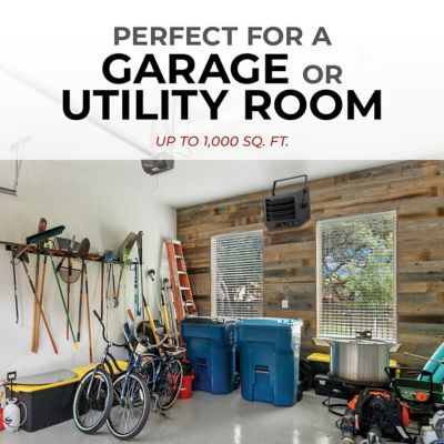 Image showing  Electric Ceiling Mount Heater, 1,000 sq. ft., 4,739 BTU, 5,000W/4,000W/3,000W, 240V