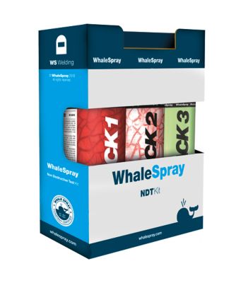 WhaleSpray Crack 1-2-3 NDT Penetrating Liquids Test Kit