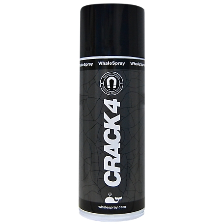 WhaleSpray Crack 4 NDT Black Magnetic Particles, 9 oz. Spray