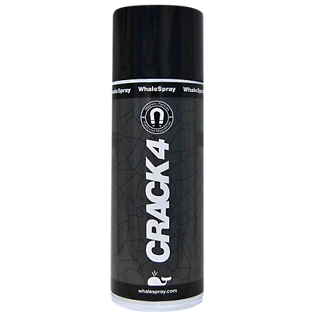 WhaleSpray Crack 4 NDT Black Magnetic Particles, 9 oz. Spray