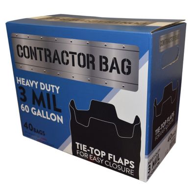 All-Pro 60 gal. Contractor Clean-Up Bags, 40-Pack