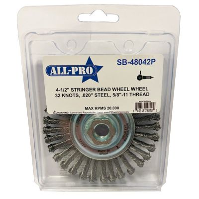 All-Pro 4 1/2 in. Stringer Bead Wheel, Clamshell