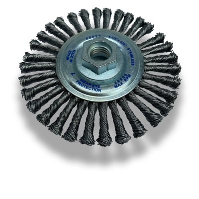 Image showing  4 1/2 in. Stringer Bead Wheel, Clamshell