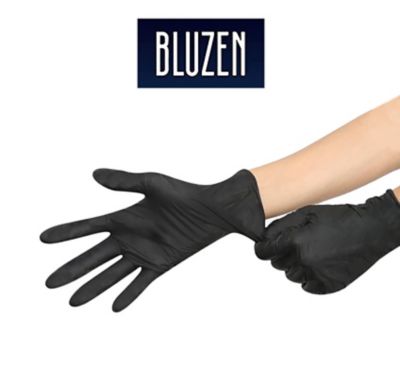 Image showing 1 th BluZen Nitrile Disposable Exam Gloves, X-Strength, 100 ct.