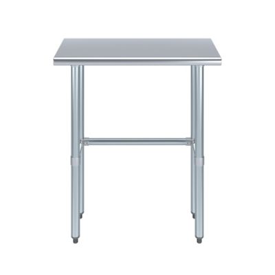 Image showing  14 x 30in. Metal Table with Open Base