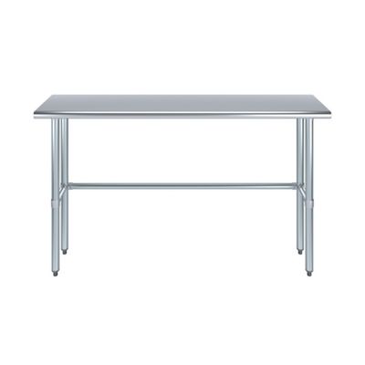 Image showing  14 x 60in. Metal Table with Open Base