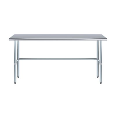 Image showing  14 x 72in. Metal Table with Open Base
