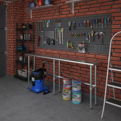 Image showing  14 x 84in. Metal Table with Open Base