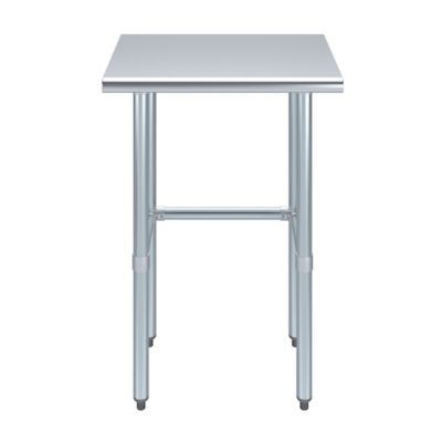 Image showing  18 x 24in. Metal Table with Open Base