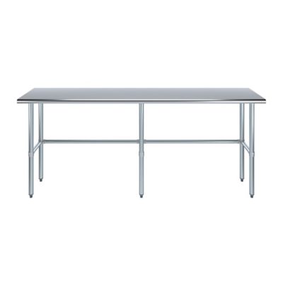 Image showing  18 x 84in. Metal Table with Open Base