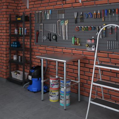 Image showing  24 x 30in. Metal Table with Open Base