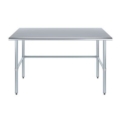 Image showing  24 x 60in. Metal Table with Open Base