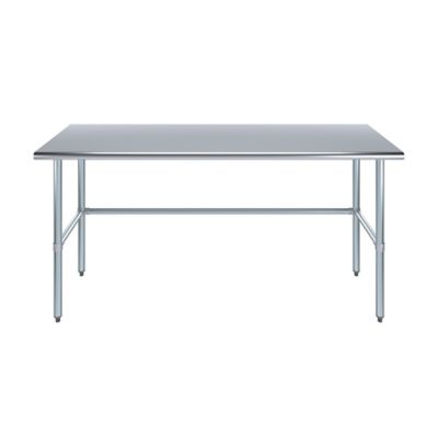 Image showing  24 x 72in. Metal Table with Open Base