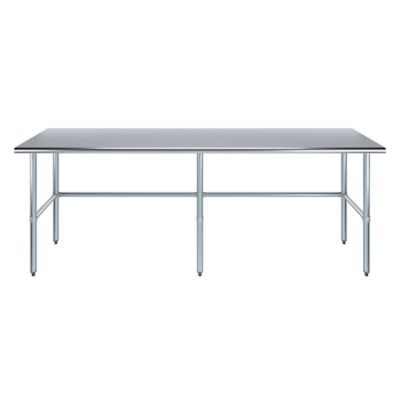Image showing  24 x 96in. Metal Table with Open Base