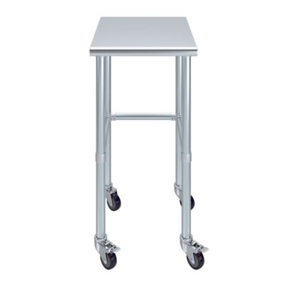 Image showing  24 x 18in. Open Base Table with Wheels
