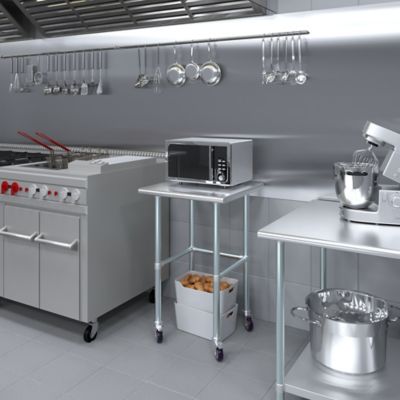 Image showing  24 x 24in. Open Base Table with Wheels