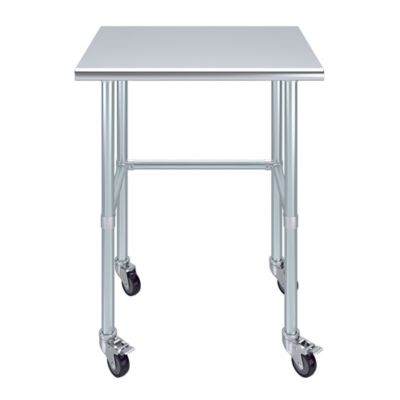 Image showing  24 x 30in. Open Base Table with Wheels